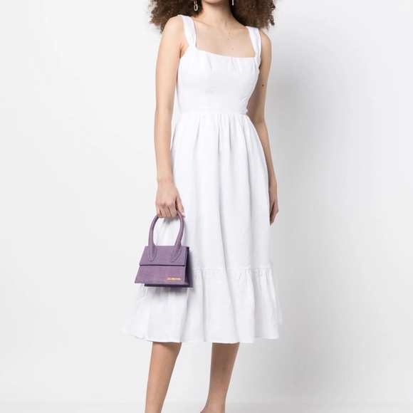 NWOT Reformation Bucatini linen midi dress - Picture 5 of 12